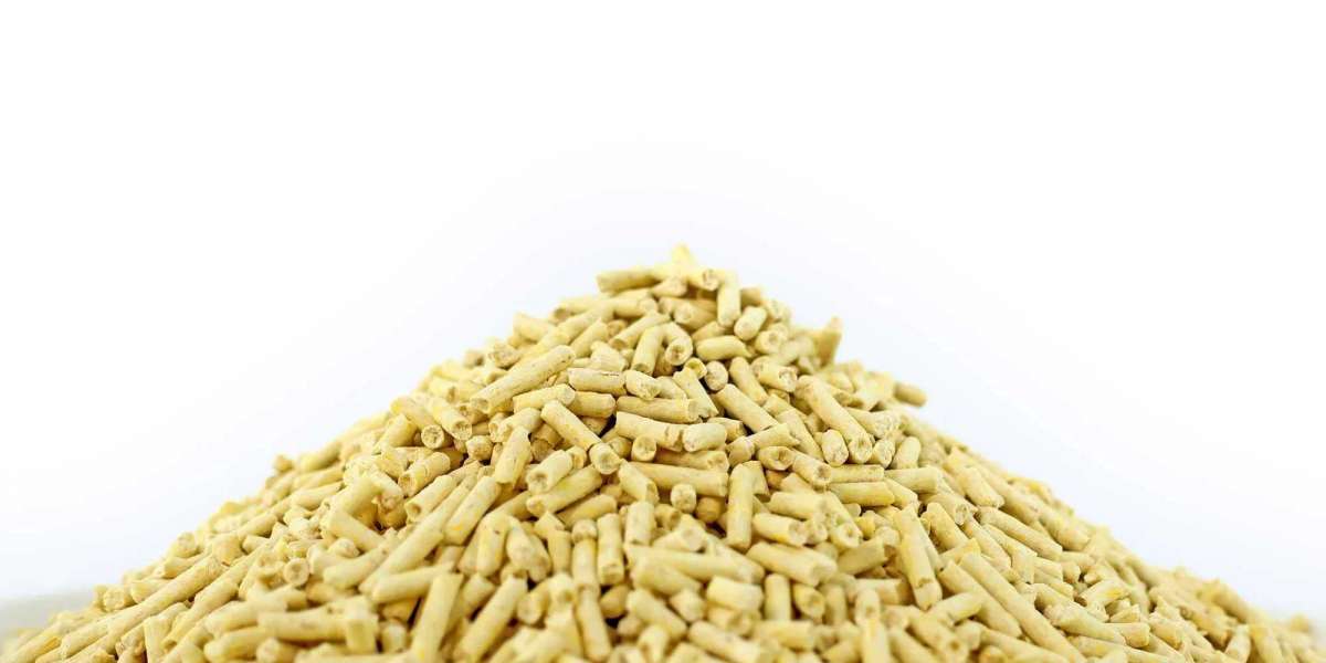 Manufacturing process of natural flushable tofu cat litter 2mm