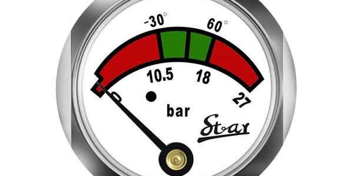 Principle of 304 stainless steel fire extinguisher pressure gauge