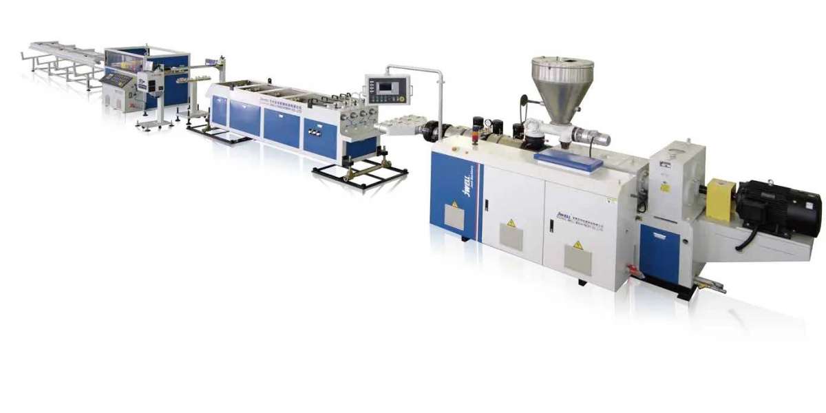Application of PVC four-pipe extrusion production line