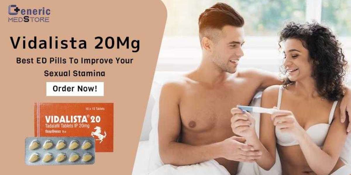 Buy Vidalista 20 (Tadalafil 20mg) - Powerful ED Medication for Men