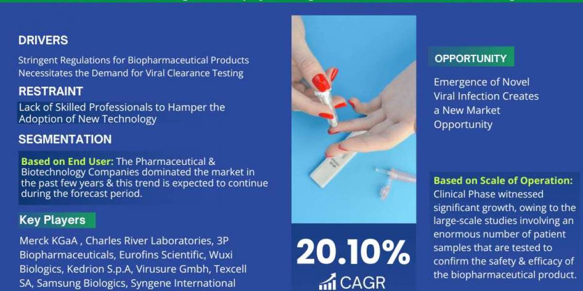 Viral Clearance Testing Market Opportunities, Drivers, Trends, and Forecasts by 2028