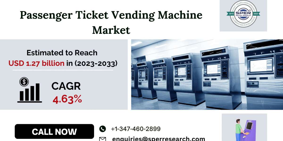 Passenger Ticket Vending Machine Market Revenue, Share, Growing CAGR and Forecast 2033: SPER Market Research