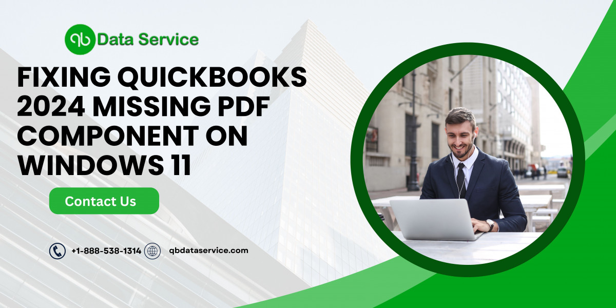 Fixing QuickBooks 2024 Missing PDF Component on Windows 11