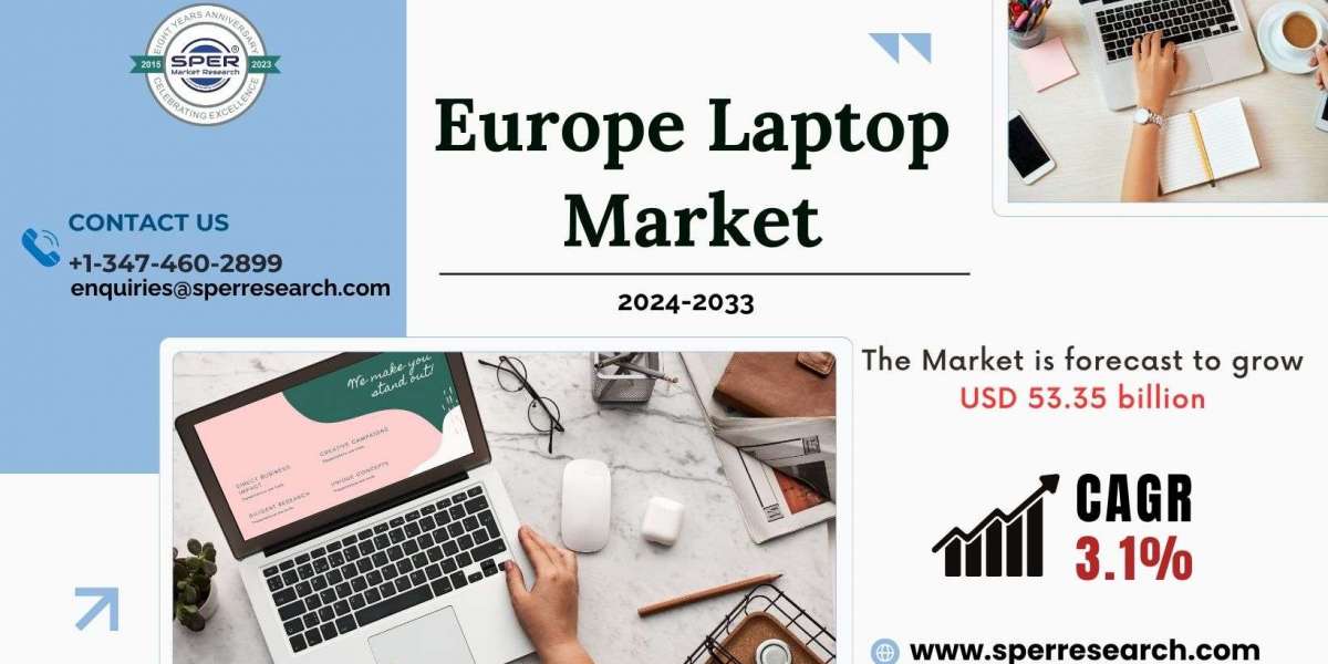 Europe Laptop Market Trends, Size, Revenue, Growth, Share, CAGR Status and Outlook 2033: SPER Market Research