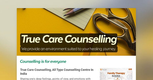 True Care Counselling | Smore Newsletters