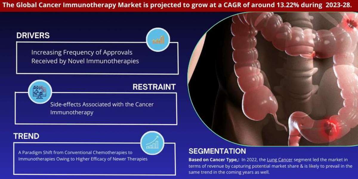 Global Cancer Immunotherapy Market Expanding at a CAGR of 13.22% during 2023-2028