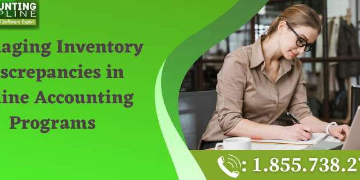 Managing Inventory Discrepancies in Online Accounting Programs