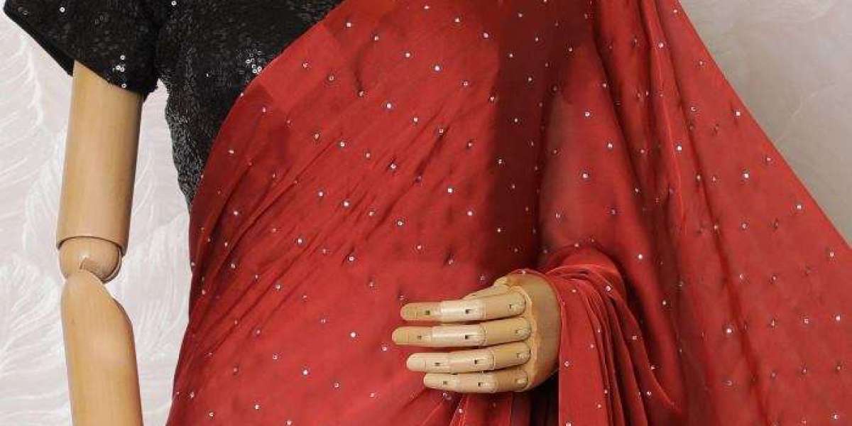 How to Choose the Right French Chiffon Saree Online