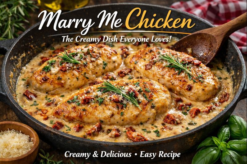 Marry Me Chicken Recipe: The Creamy Dish Everyone Falls for