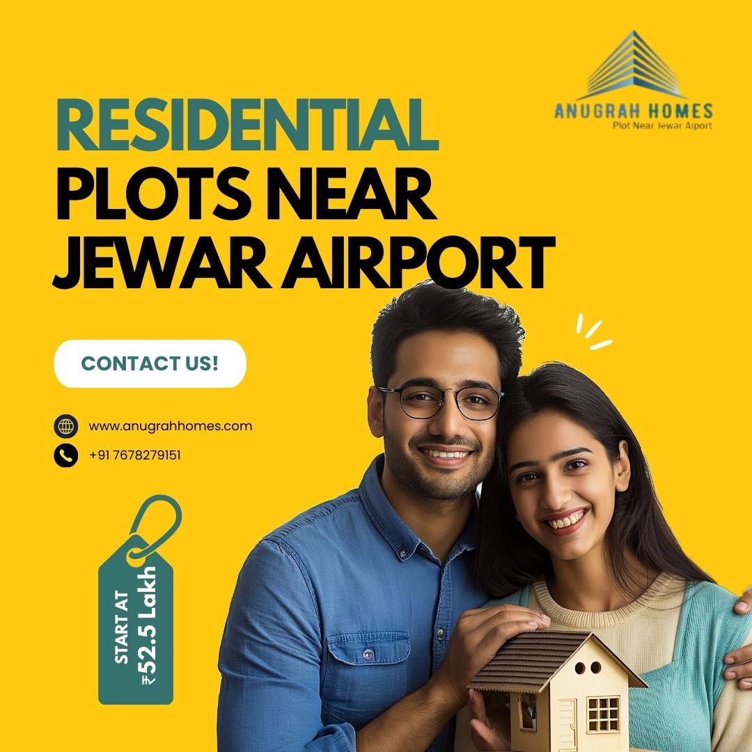 Residential Plot Near Jewar Airport YEIDA Approved .