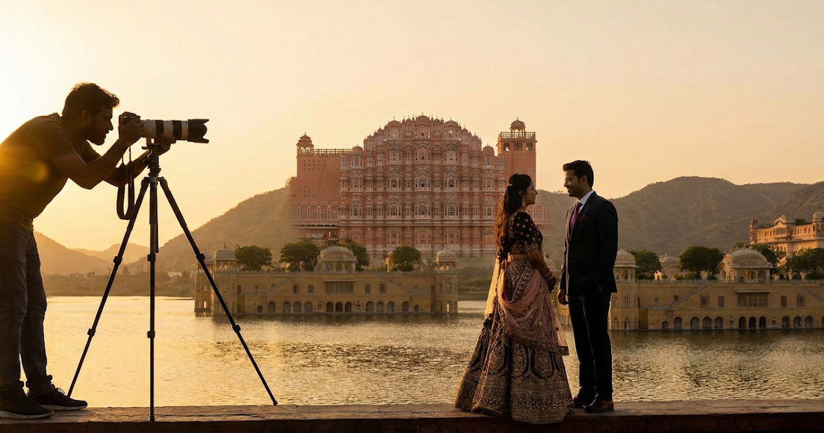 Choosing the Best Pre-Wedding Photographer in Jaipur for Outdoor Photography