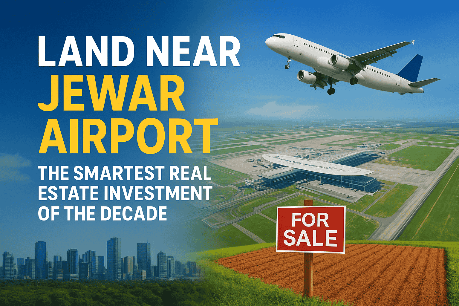 Land Prices Near Jewar Airport: Current Trends, Growth Factors...