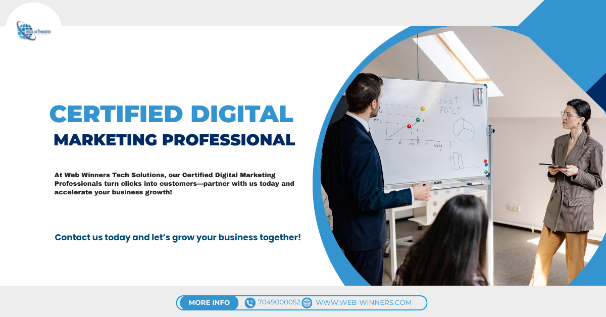 Certified Digital Marketing Professional Agency in Mohali