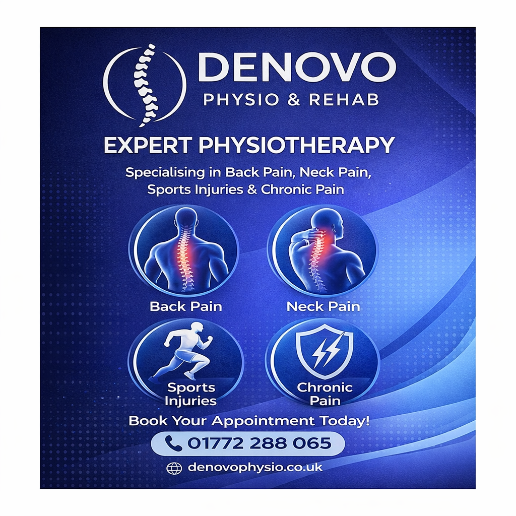 Physiotherapy in Preston: How to Recover from Pain Faster – Denovo Physio & Rehab