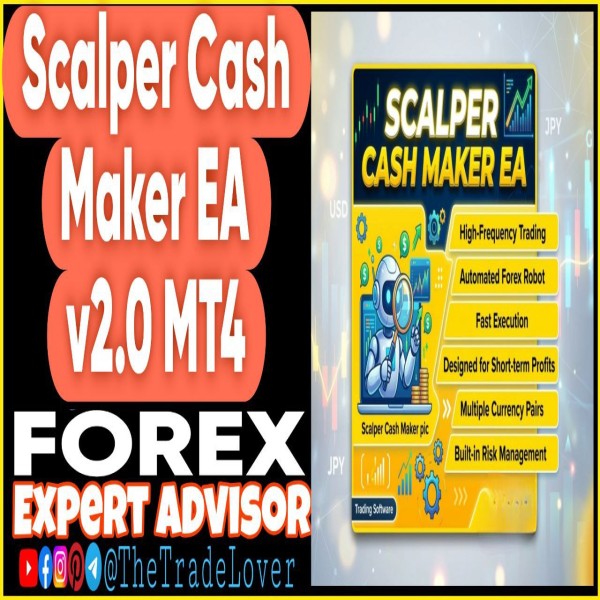 Scalper Cash Maker EA v2.0 MQ4 Source Code (Works on Build 1471) | Forex Robot | MT4 Expert Advisor - The Trade Lovers