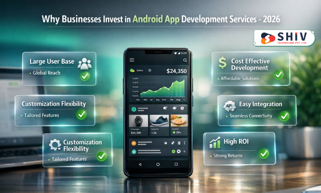 Why Businesses Invest in Android App Development Services - 2026 - Shiv Technolabs Pvt. Ltd.