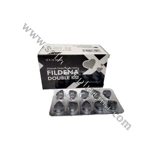 Fildena Double 200 Mg [Sildenafil]| Get Hard Intimacy Power