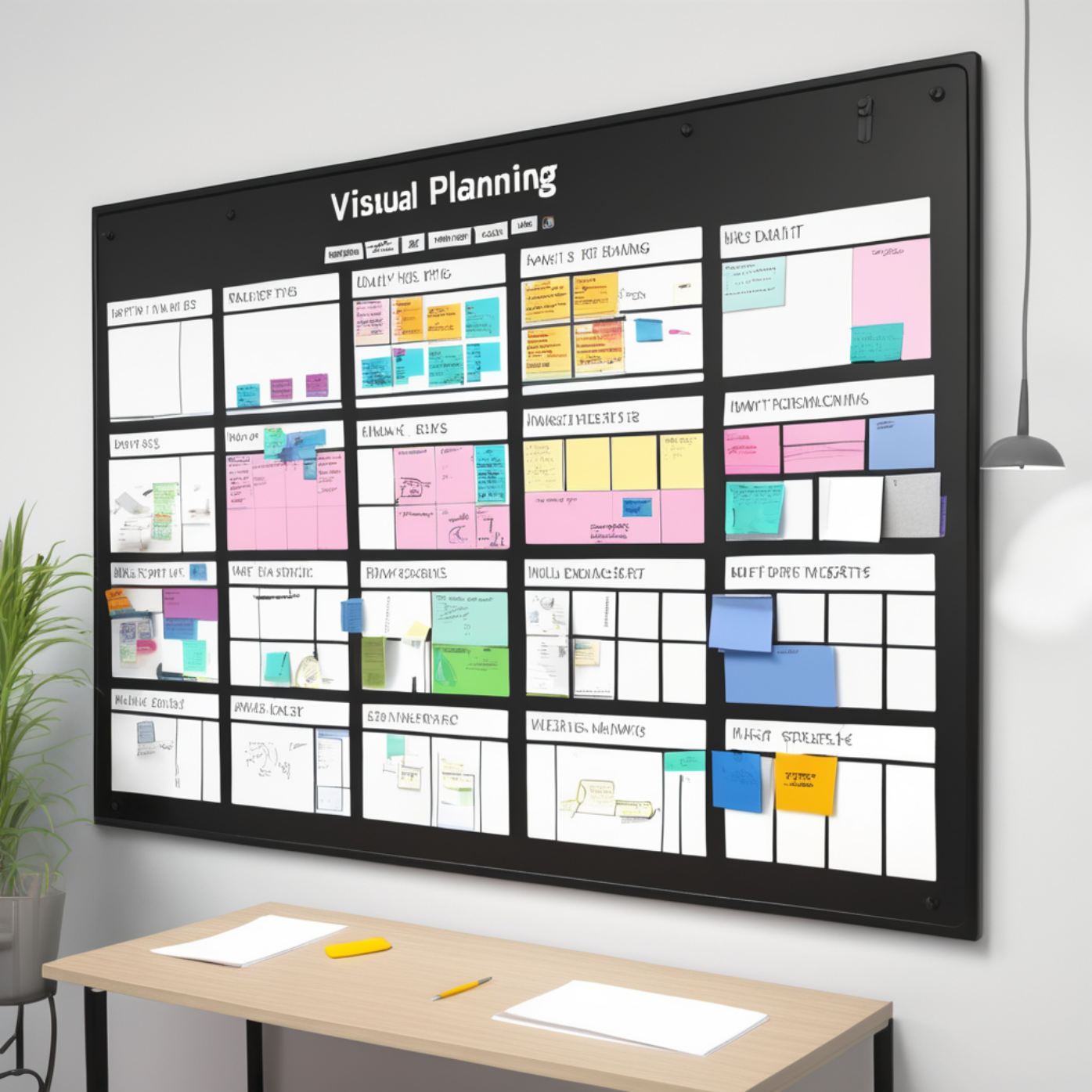 From Ideas to Execution: Structuring Plans With a Visual Planning Board