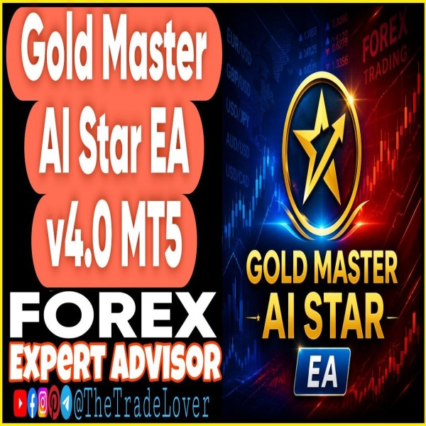 Gold Master AI Star EA v4.0 MT5 (Works on Build 5660) | Forex Robot | MT5 Expert Advisor - The Trade Lovers