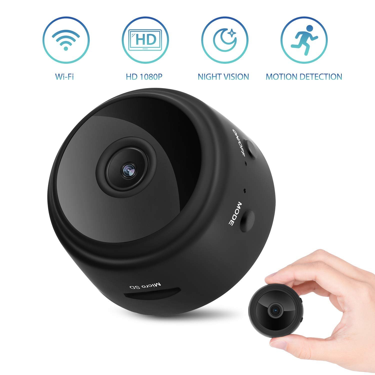A9 Mini DVR Wireless Spy Camera Live Stream Spy World