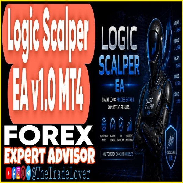 Logic Scalper v1.0 EA MT4 (Works on Build 1471) | Forex Robot | MT4 Expert Advisor - The Trade Lovers