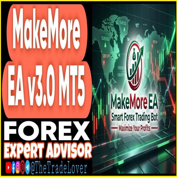 MakeMore EA v3.0 MT5 (Works on Build 5800) | Forex Robot | MT5 Expert Advisor - The Trade Lovers