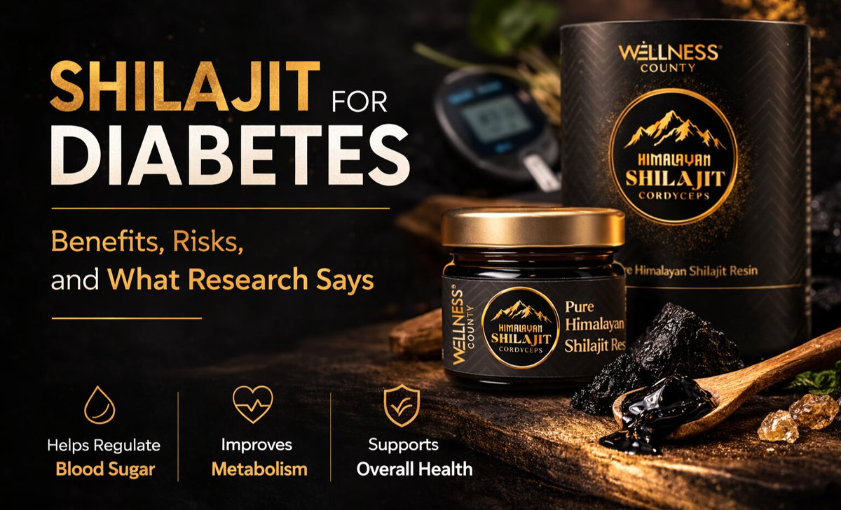Can Shilajit Help Diabetes? Benefits, Risks, Research  – Wellness County