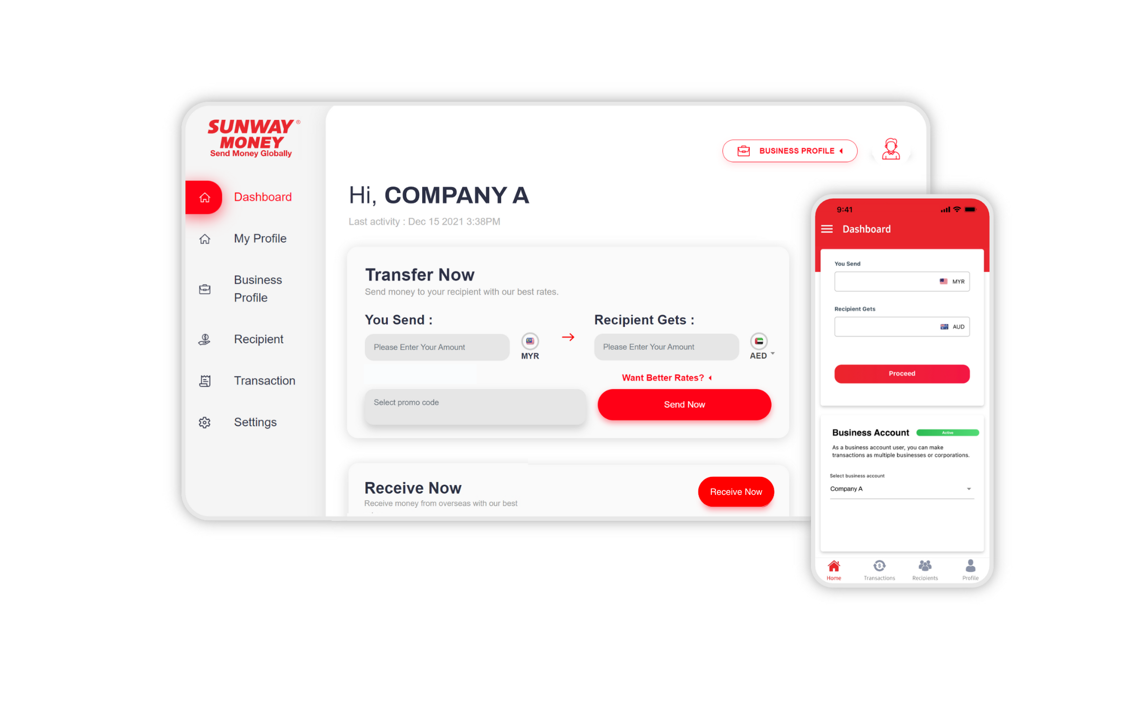 International Business Money Transfer and Payment - Sunway Money