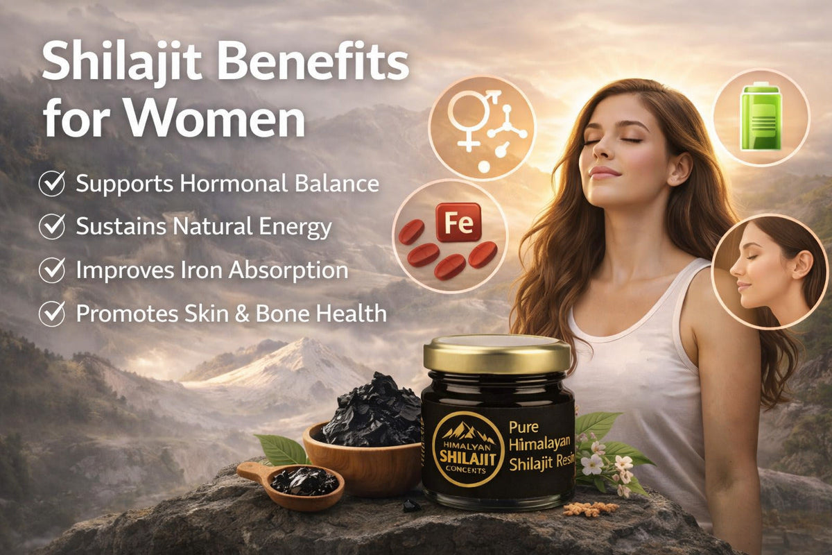 Shilajit Benefits for Women: Top 6 Health Benefits  – Wellness County