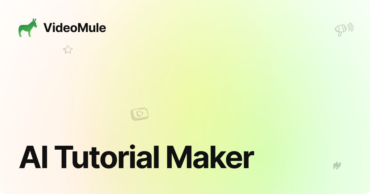 AI Educational Video Maker - Narrated Lesson Videos