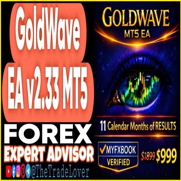 GoldWave EA v2.33 MT5 (Works on Build 5800) | Forex Robot | MT5 Expert Advisor - The Trade Lovers