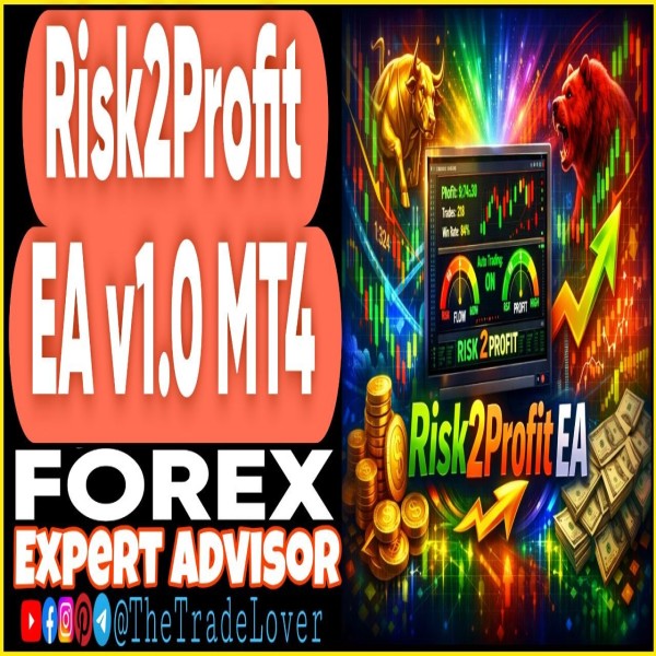 Risk2Profit EA v1.0 MT4 (Works on Build 1471) | Forex Robot | MT4 Expert Advisor - The Trade Lovers