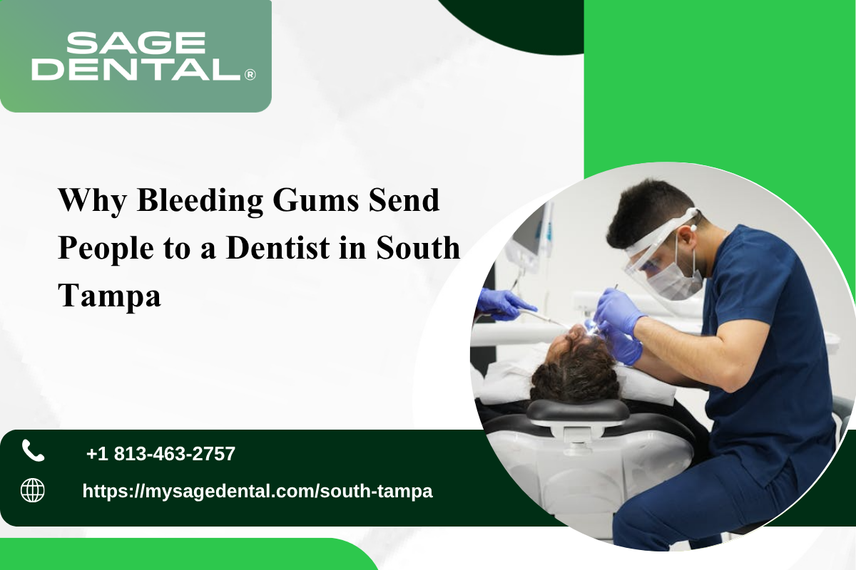 Why Bleeding Gums Send People to a Dentist in South Tampa | crane...