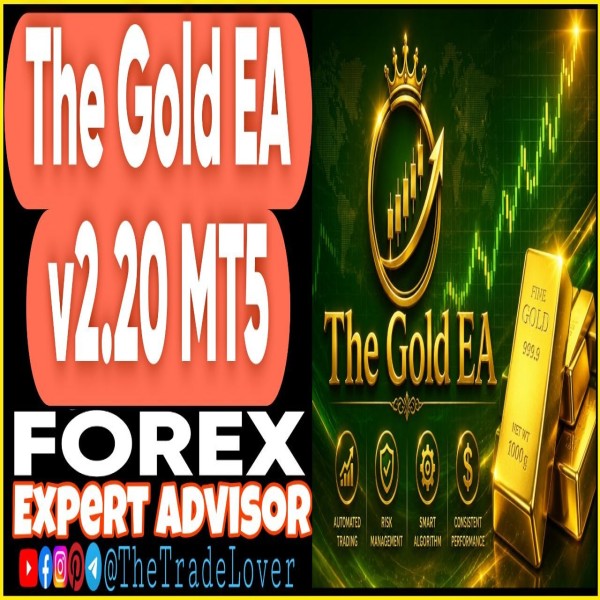 The Gold EA v2.20 MT5 (Works on Build 5836) | Forex Robot | MT5 Expert Advisor - The Trade Lovers