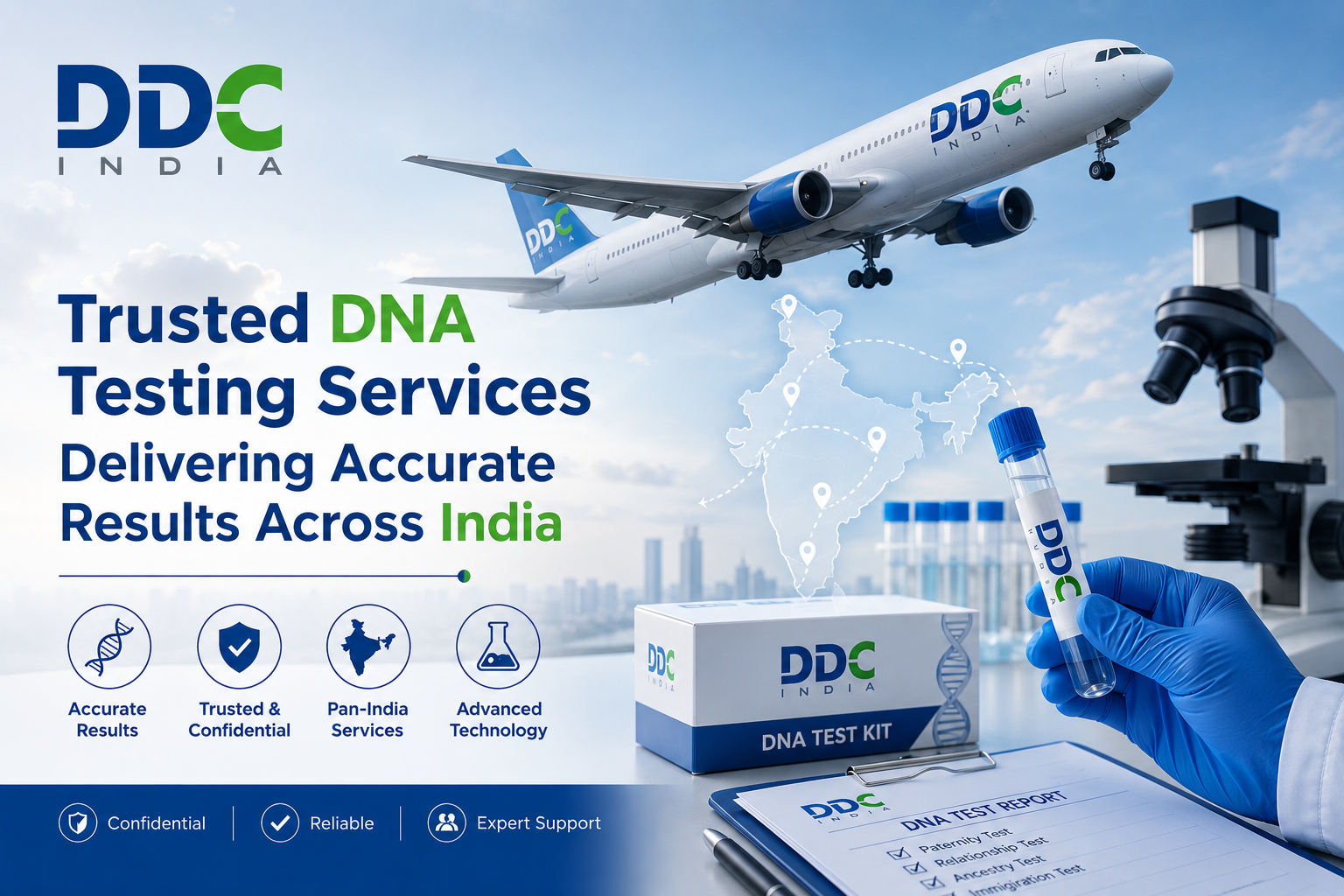 Trusted DNA Testing Services Delivering Accurate Results Across India for Families – DDC Laboratories India