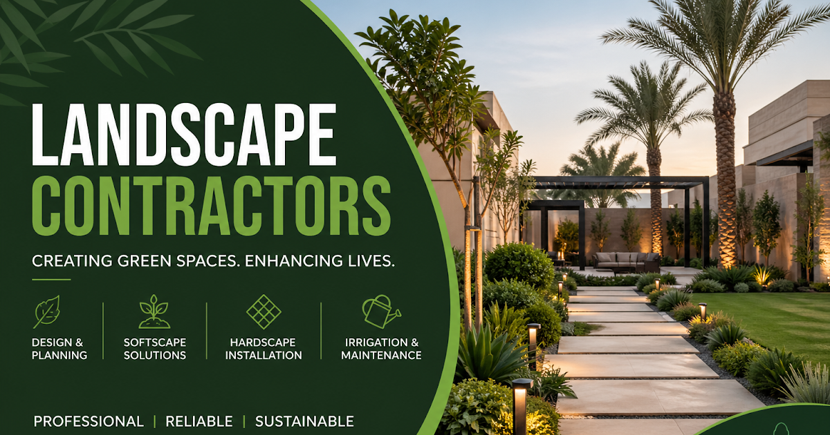 Best Landscape Contractors in Saudi Arabia for Green & Elegant Spaces