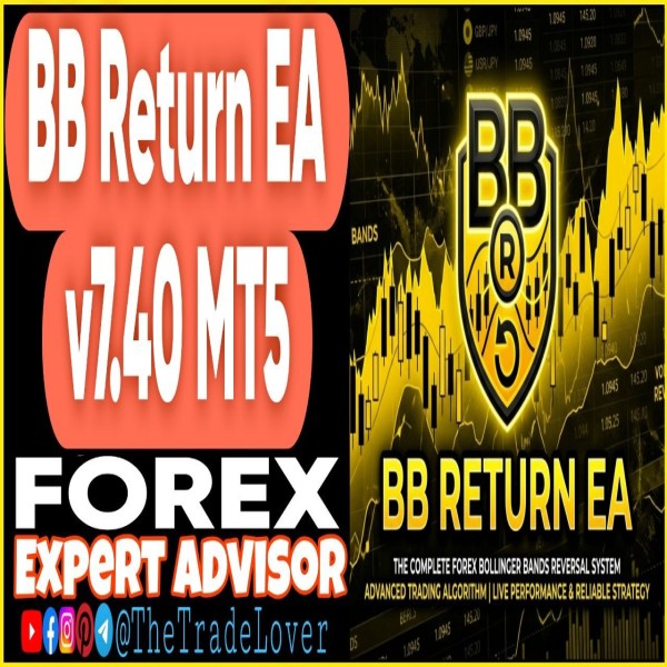BB Return EA v7.40 MT5 (Works on Build 5836) | Forex Robot | MT5 Expert Advisor - The Trade Lovers