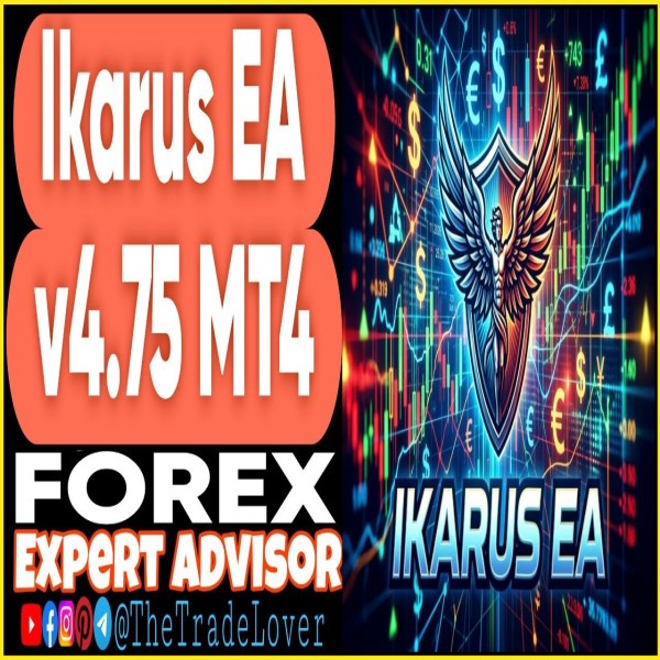 Ikarus EA v4.75 MT4 (Works on Build 1471) | Forex Robot | MT4 Expert Advisor - The Trade Lovers
