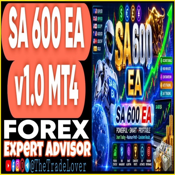 SA 600 EA v1.0 MT4 (Works on Build 1471) | Forex Robot | MT4 Expert Advisor - The Trade Lovers