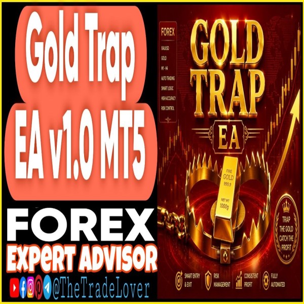 Gold Trap EA v1.0 MT5 (Works on Build 5836) | Forex Robot | MT5 Expert Advisor - The Trade Lovers