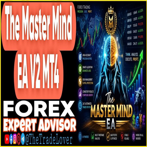 The Master Mind EA v2 MT4 (Works on Build 1471) | Forex Robot | MT4 Expert Advisor - The Trade Lovers