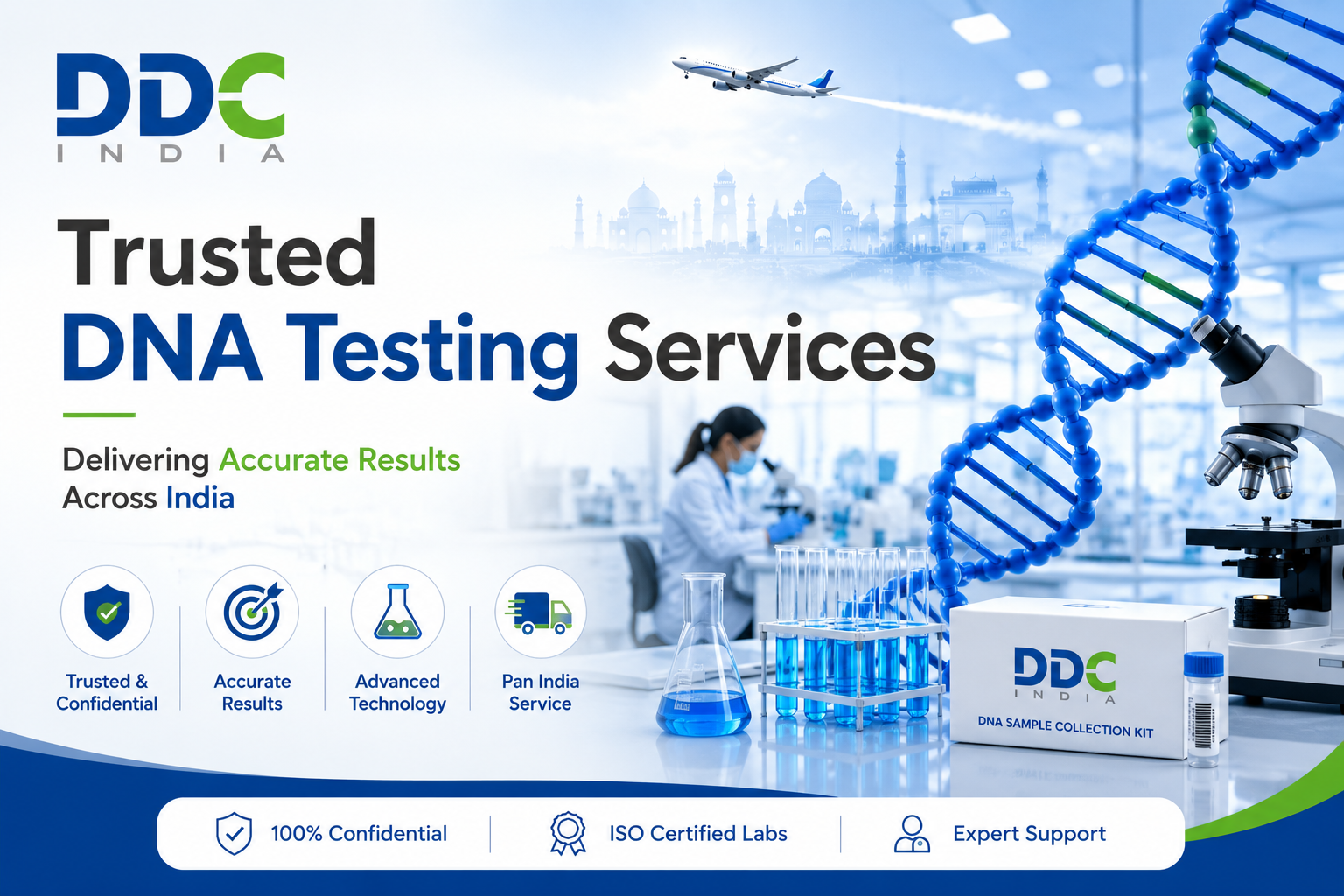Trusted DNA Testing Services Delivering Accurate Results Across India – DDC Laboratories India