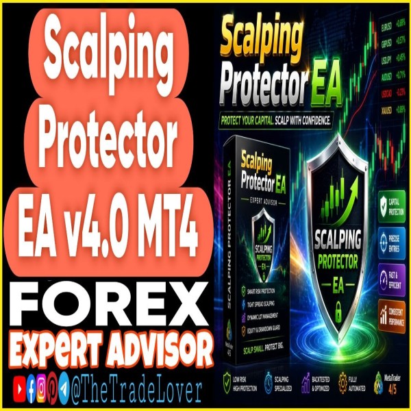 Scalping Protector EA v4.0 MT4 (Works on Build 1471) | Forex Robot | MT4 Expert Advisor - The Trade Lovers
