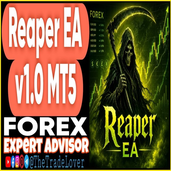 Reaper EA v1.0 MT5 (Works on Build 5836) | Forex Robot | MT5 Expert Advisor - The Trade Lovers