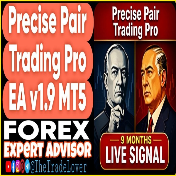 Precise Pair Trading Pro EA V1.9 MT5 + Presets (Works on Build 5836) | Forex Robot | MT5 Expert Advisor - The Trade Lovers