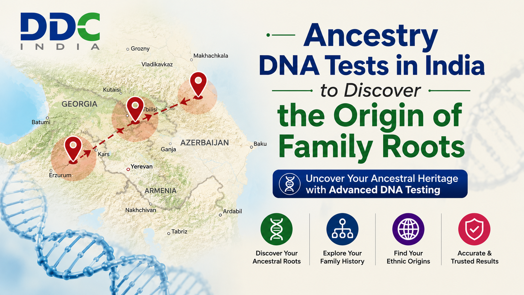 Ancestry DNA Tests in India to Discover the Origin of Family Roots – DDC Laboratories India